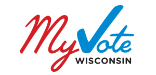 A image of the My Vote Wisconsin website logo. This image has a link that goes to the My Vote Wisconsin website